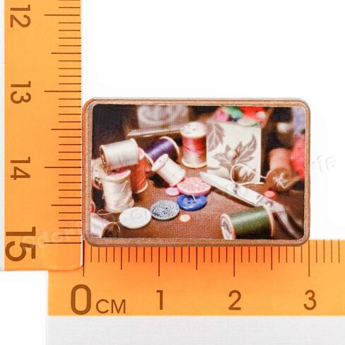 Odoria 1/12 Miniature Sewing Box Dollhouse Decoration Accessories in Saudi Arabia