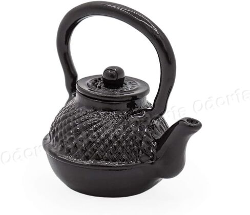Odoria 1/12 Miniature Japanese Tea Kettle Teapot Dollhouse Decoration Accessories in Saudi Arabia