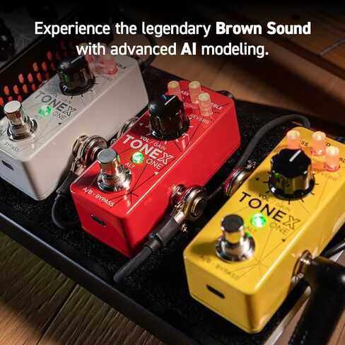 دواسة IK Multimedia TONEX One AI multiFX الدقيقة: نموذج النغمة لأي أمبير جيتار كهربائي، أو دواسة جيتار، أو دواسة تشويه، أو دواسة مضاعفة السرعة أو تأثيرات جيتار أخرى in Kuwait