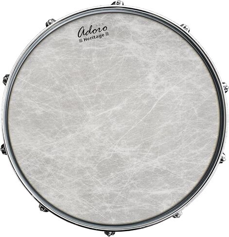 رأس طبل مقلد للبشرة الطبيعية من Adoro Heritage للفخ وتوم، مقاس 35.56 سم in Kuwait