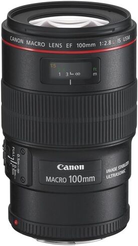 Canon EF 100mm f/2.8L هي عدسة USM Macro لكاميرات Canon الرقمية SLR - الإصدار العالمي in Kuwait