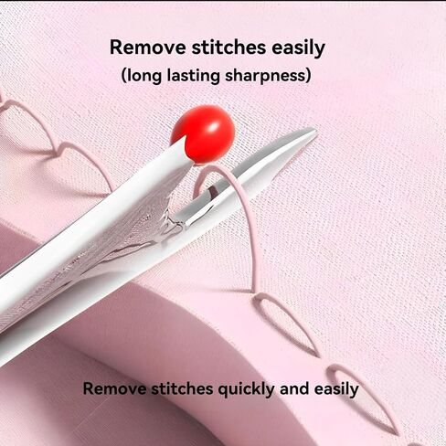 6 Pack Needle Threader, Upgraded 2-in-1 Automatic Needle Threader & Seam Ripper Tool, Effortless Sewing Accessory for Quick Threading & Seam Removal, Knitting, Cross Stitch, Embroidery in Saudi Arabia