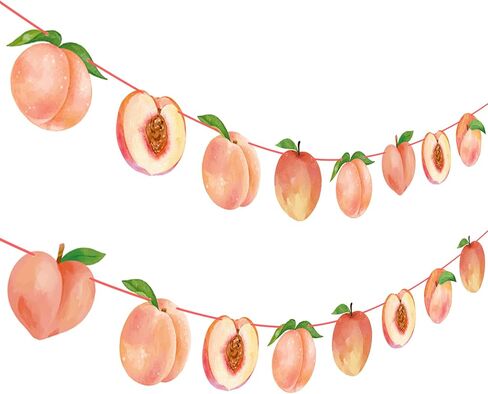 2pcs لافتات الخوخ الوردي الحلو كحفلة الخوخ زخارف عيد ميلاد الفاكهة ديكورات لحفلات الفاكهة الفاكهة تحت عنوان استحمام الطفل لوازم الزفاف in Saudi Arabia