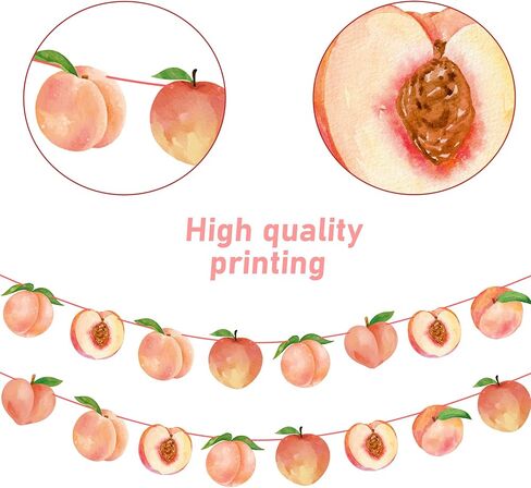 2pcs لافتات الخوخ الوردي الحلو كحفلة الخوخ زخارف عيد ميلاد الفاكهة ديكورات لحفلات الفاكهة الفاكهة تحت عنوان استحمام الطفل لوازم الزفاف in Saudi Arabia