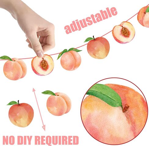 2pcs لافتات الخوخ الوردي الحلو كحفلة الخوخ زخارف عيد ميلاد الفاكهة ديكورات لحفلات الفاكهة الفاكهة تحت عنوان استحمام الطفل لوازم الزفاف in Saudi Arabia