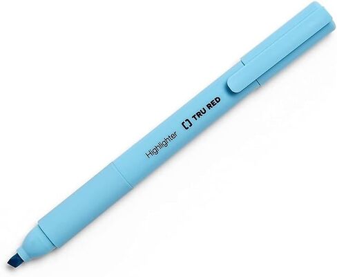 STAPLES TRU RED Pocket Highlighter with Grip Chisel Tip Asst 5/Pack in Saudi Arabia