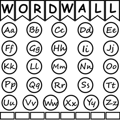 ملونة Wall Bulletin Board Set Alphabet Classroom Decoration Alphabet Word Bulletin Board Letter Cards ABC ABC steals stead in Saudi Arabia