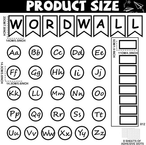 ملونة Wall Bulletin Board Set Alphabet Classroom Decoration Alphabet Word Bulletin Board Letter Cards ABC ABC steals stead in Saudi Arabia