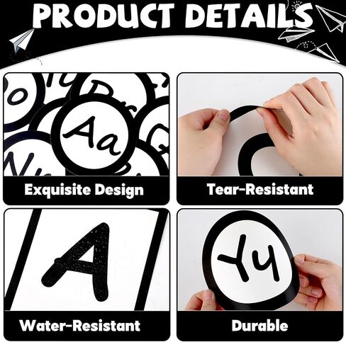 ملونة Wall Bulletin Board Set Alphabet Classroom Decoration Alphabet Word Bulletin Board Letter Cards ABC ABC steals stead in Saudi Arabia
