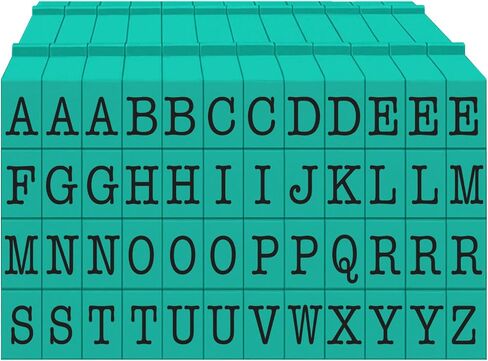 Pegz® V2 Alphabet Stamps Clickable - خط الآلة الآلي الأمريكية القابلة للاتصال (أحرف كبيرة 50 جهاز كمبيوتر متوسطة الحجم) in Saudi Arabia