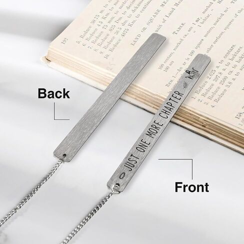 Funny Metal Bookmarks Gift, 2 Pcs Reading Gifts for Women, Men, Writers, Friends, Book Lovers Accessories, Christmas or Birthday Stocking Stuffers in Saudi Arabia