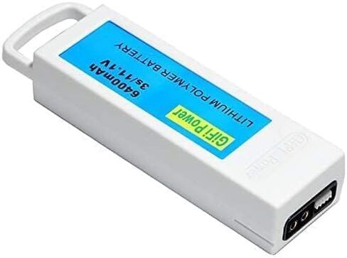6400mAh Replacement Battery, High Capacity 3S 11.1V LiPo Battery Compatible with Yuneec Q500, Q500+, Q500 4K, Drone Quadcopter (1PACK) Blue in Saudi Arabia