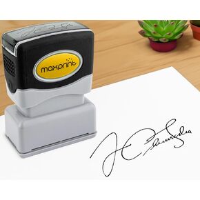 MaxPrint Pre-Inked Custom Text Stamp XX-Large Size - Up to 8 Lines of Text in Kuwait