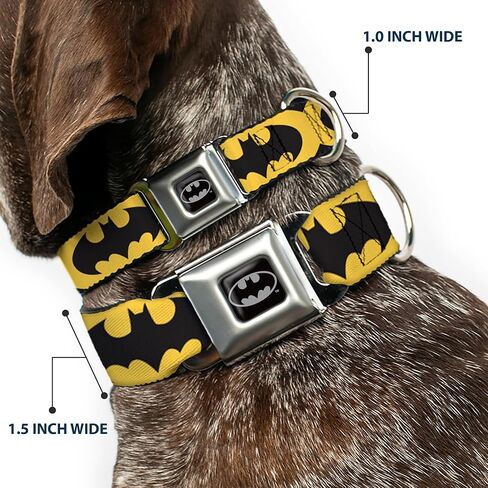 مشبك DC-WBM002-L BMA Batman Black/Silver Dog Collar in Saudi Arabia