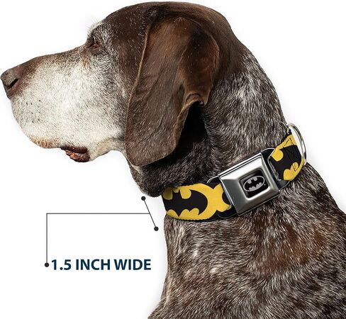 مشبك DC-WBM002-L BMA Batman Black/Silver Dog Collar in Saudi Arabia