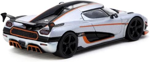 DIECAST Model Car متوافق مع Warmac Works 1:64 Koenigsegg Agera RS Moon Silver/Black Limited Edition T64G-TL005-MS in Saudi Arabia