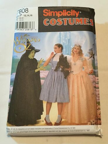 Simplicity 7808 Misses 'Costume-Dorny ، Tin Man ETC SIZE 12-14-16 in Saudi Arabia