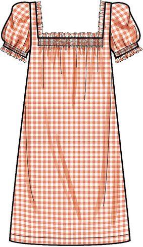 Simplicity Girl's and Women's Dress Sewing Pattern Kit, Code S9316, Sizes 3-8/6-16, Multicolor in Saudi Arabia