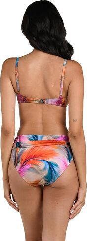 La Blanca Women's Over The Shoulder Wrap Bikini Swimsuit Top in Saudi Arabia