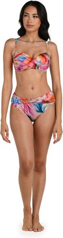 La Blanca Women's Over The Shoulder Wrap Bikini Swimsuit Top in Saudi Arabia