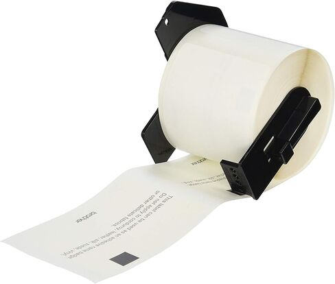 Brother Genuine DK-1234 Die-cut undhative name badge paper paper absels for brother QL Label Printers ، 2.3 "× 3.4" (60 مم × 86 مم) ، 260 تسمية لكل لفة ، DK1234 (2) in Saudi Arabia