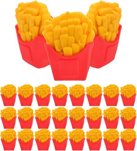 Homoyoyo 30 حزمة Mini French Fries Erasers للطلاب اللوازم المدرسية Cartoon Cartoon Sounds TPR جوائز مكافأة للأطفال in Saudi Arabia
