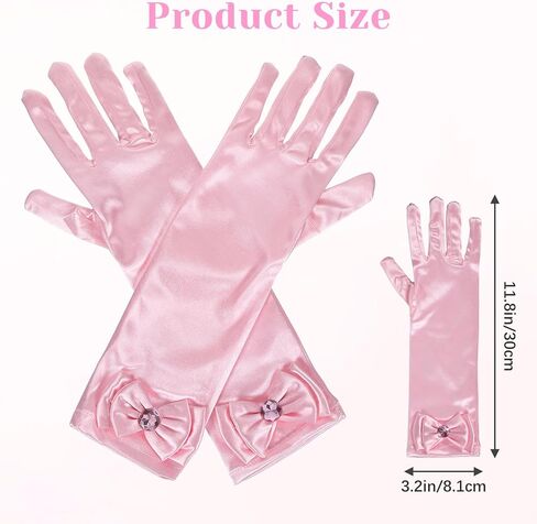 9 PCS Pink Princess Assists Set ، Princess Crown Gloves Fairy Magic Wand لعيد الهالوين ، مجوهرات الأميرة مع Glinda Wand و Crown Tiara لحفلة عيد ميلاد المرأة in Kuwait
