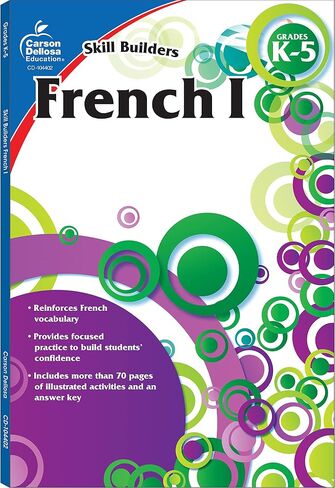 كارسون ديلوسا بناة بناة K-5 French Franch ، الأبجدية ، المفردات ، الأرقام ، الجغرافيا ، وأكثر من ذلك ، رياض الأطفال حتى الصف الخامس في الصف الخامس أو المناهج الدراسية المنزلية in Saudi Arabia