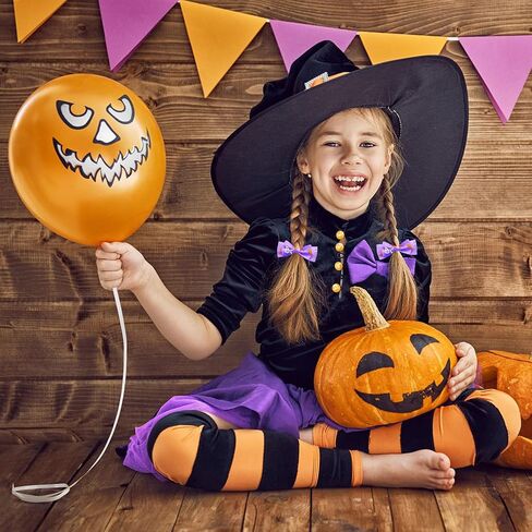 4 PCS Halloween Ribbons - شرائط الحرف الساتان ، 4/5 "عريض ، أسود وبرتقالي ، عنكبوت يقطن مطبوع in Saudi Arabia