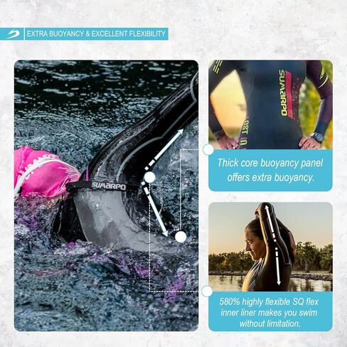 بدلة SUMARPO Triathlon 4/2 مم، بدلات ياماموتو ناعمة من النيوبرين للسباحة في المياه المفتوحة، معتمدة على البيئة، معتمدة من Fina & Ironman وUSAT in Kuwait