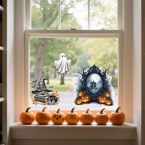 GLOBLELAND 4 Sheets Witchcraft Rub on Transfers Magical Hat Furniture Decor Transfers Mushrooms Skulls Books Decal Transfers Stickers for Bedroom Living Room Desk Table Decoration in Saudi Arabia