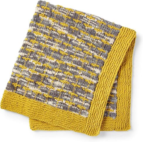 Bernat Blanket Yarn - Big Ball (10.5 oz) - 2 Pack with Pattern Cards in Color (Moss) in Saudi Arabia