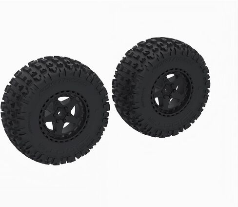 ARRMA DBOOTS 'Fortress SC' Tire Set Glued (Black) (2pcs), ARA-1616 in Saudi Arabia