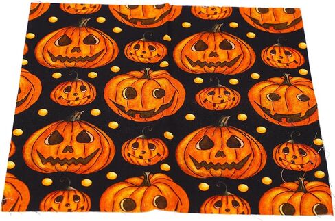 10pcs Halloween Print DIY patchwork skull skull pumpkin ghost cotton sets in Saudi Arabia