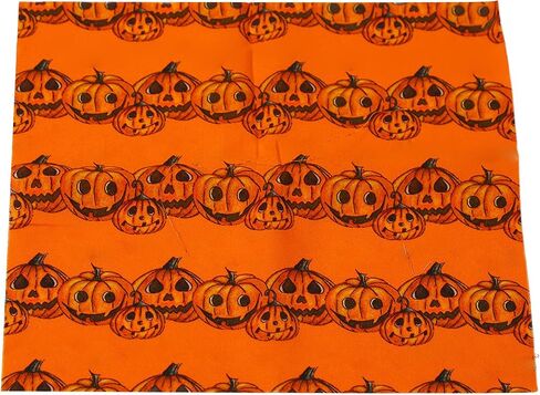 10pcs Halloween Print DIY patchwork skull skull pumpkin ghost cotton sets in Saudi Arabia