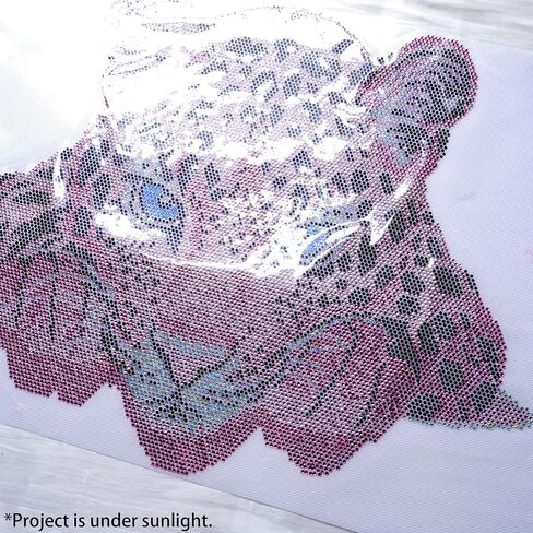 Leopard Rhinestone Patch Iron-On, Pink Black Blue Leopard Face Decor, DIY Craft Embellishment for Jackets Jeans Bags 14.9'' x 11.61'' in Saudi Arabia