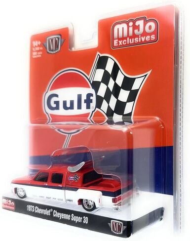 Diecast Model Car متوافق مع آلات M2 1:64 1973 Chevrolet Cheyenne Super 30 Gulf Racing Limited Edition 39000-MJS06 in Saudi Arabia