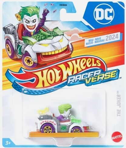Hot Wheels RacerVerse DC The Joker 1:64 Scale Toy Car Optimized Track in Saudi Arabia
