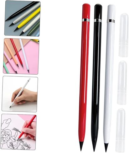 3pcs أقل من أقلام الرصاص أبدية رسم رسم أقل للطلاب للطلاب in Kuwait