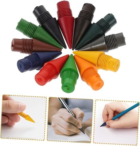24pcs الأبدية inkless قلم رصاص إعادة ملء رؤوس نقاط الاستبدال المقاومة للطلاب والفنانين نصائح قلم رصاص لانهائي للرسم والكتابة in Kuwait