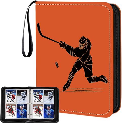Card Card Binder 400 Pockets ، 4 جيب تداول بطاقة تداول مع 50 من الأكمام ذات الوجهين القابل للإزالة ، 3 حلقة سحاب ألبوم مجموعة PU لمجموعة البطاقات الرياضية in Saudi Arabia