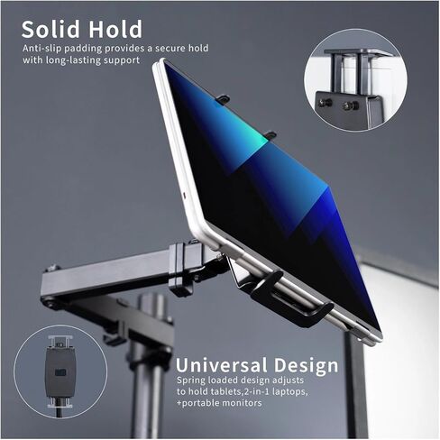 Single Laptop Desk Stand for 2-in-1 laptops and Portable Monitors - in Saudi Arabia