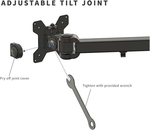 Triple Monitor Desk Mount, Heavy Duty Stand, Computer Screen 32 Inch in Saudi Arabia