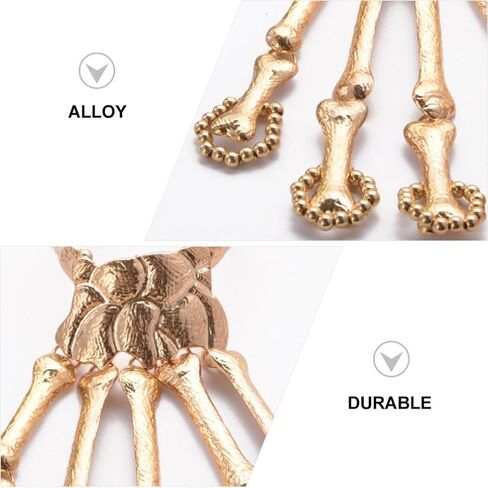 2pcs Halloween Skeleton Bracelet Men Women Cosplay Halloween Jewelry Accessories in Saudi Arabia