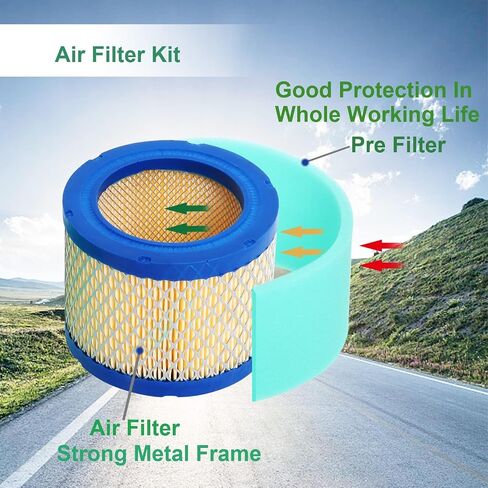 140-2379 RV Generator Air Filter for Compatible with Cummins Onan Emerald 6500 6300 5000 4000 BGE/NHE/BGD/NHD 1403280 in Saudi Arabia