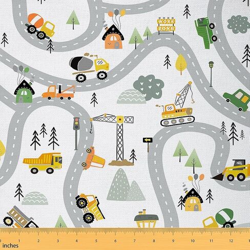 Feelyou Highland Cow Fabric by the Yard Sunflower Cute Farm Animals Tomeralsery Absoldy for Cors in Saudi Arabia
