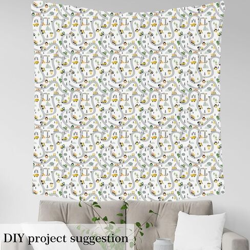 Feelyou Highland Cow Fabric by the Yard Sunflower Cute Farm Animals Tomeralsery Absoldy for Cors in Saudi Arabia