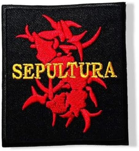 Groove & Thrash Metal Death Alternative Black Band Music Style Logo Patch Embroidered Sew Iron On Patches Badge Bags Hat Jeans Shoes T-Shirt Applique in Saudi Arabia