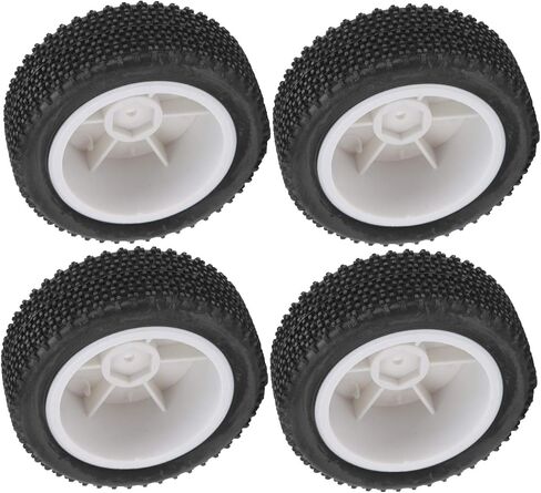 إطارات VBESTLIFE RC الخلفية الأمامية ، 4pcs مطاطية RC الإطارات الخلفية الأمامية وضعت مناسبة ل wltoys 1/12 124019 سيارات التحكم عن بُعد in Saudi Arabia