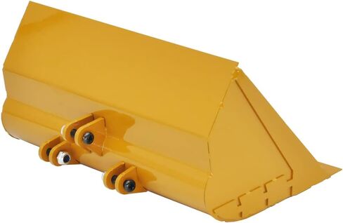RC Accessories for HUINA 583 Metal Flat Grading Bucket with Quick Hitch Connector for 1583 Wheel Loader Bigger Than Orignal Side Tipper Bucket in Saudi Arabia